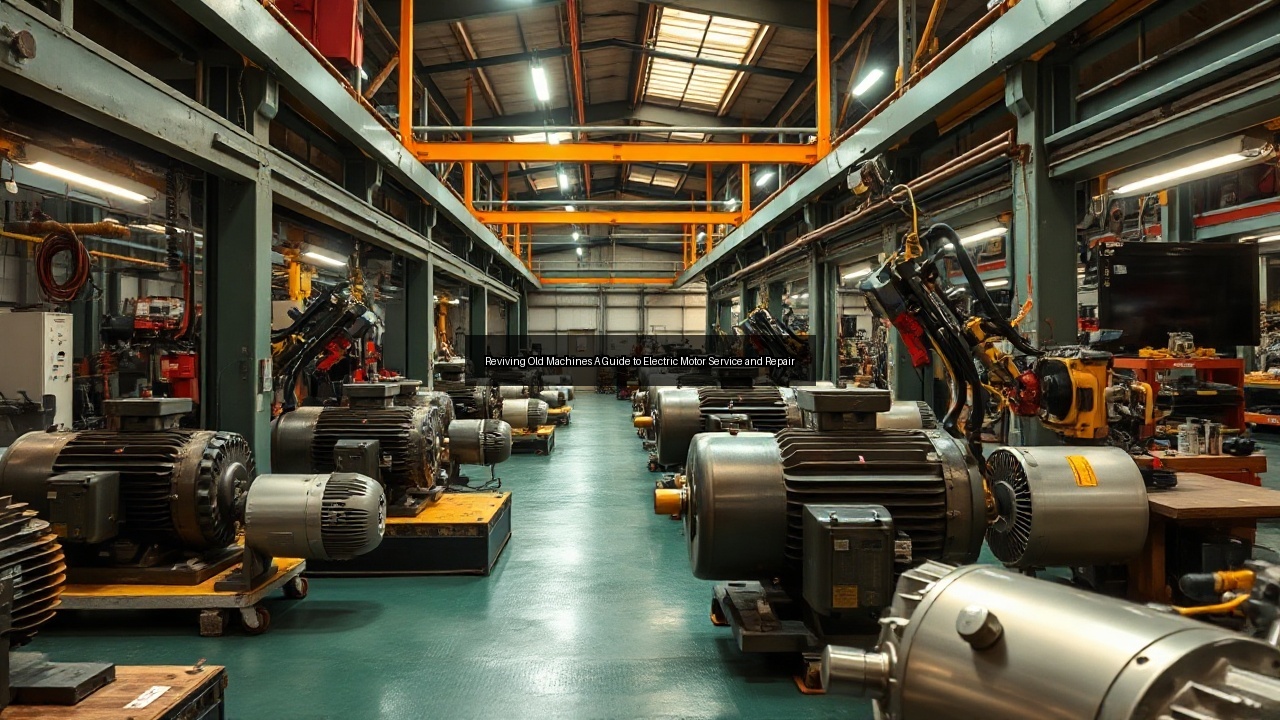 manufacturing repair services electric motors electric motors repair and maintenance